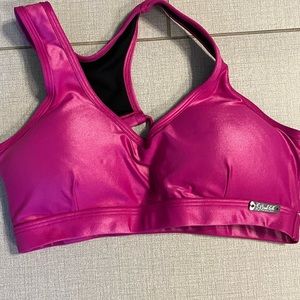 Bombshell sportswear power gloss sports bra.